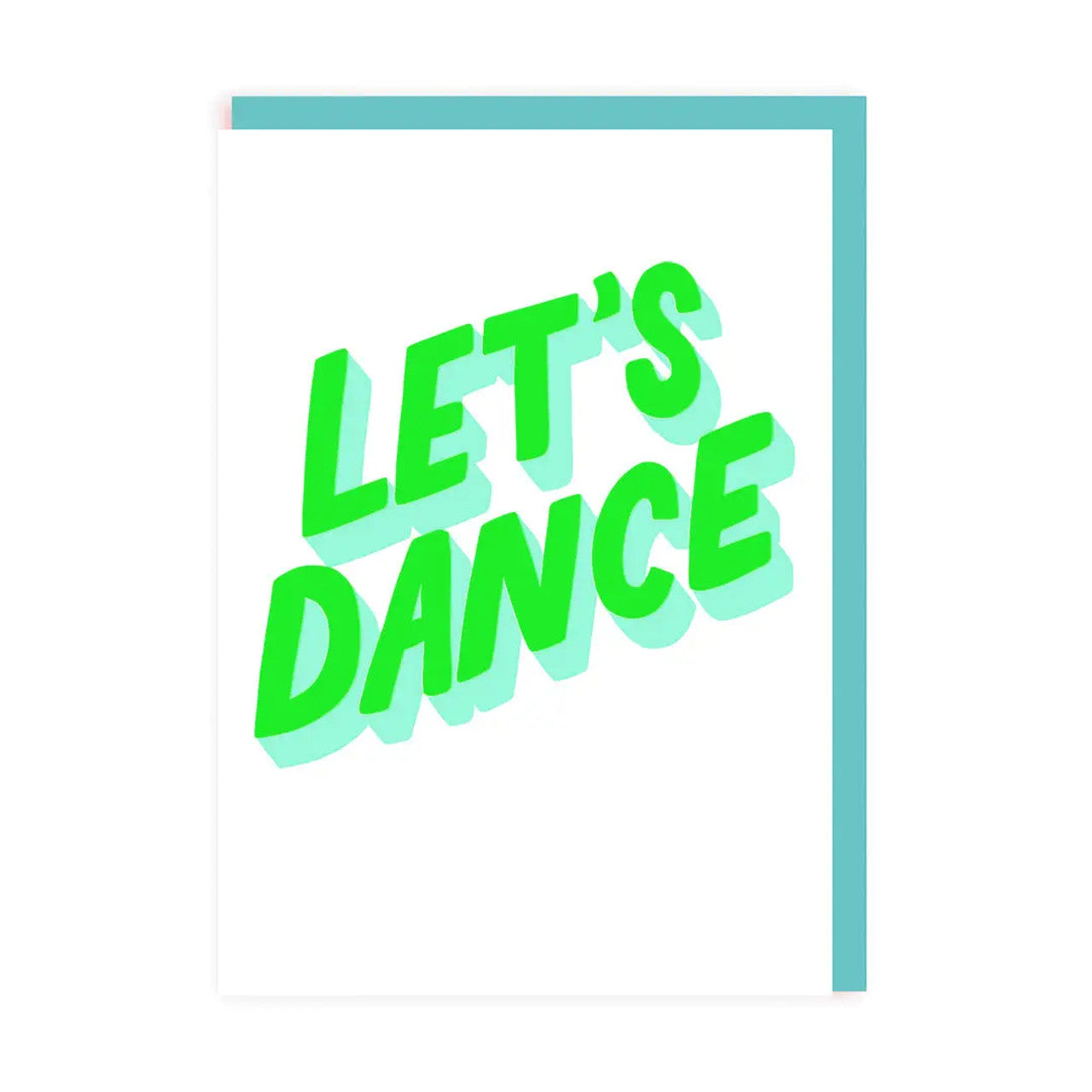 Birthday Card text reads "Let's Dance"