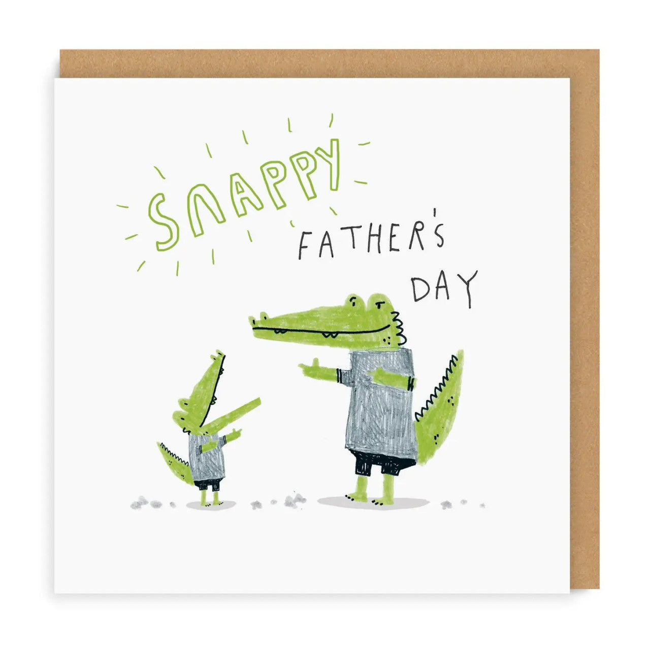 Father's Day Card text reads "Snappy Father's Day"