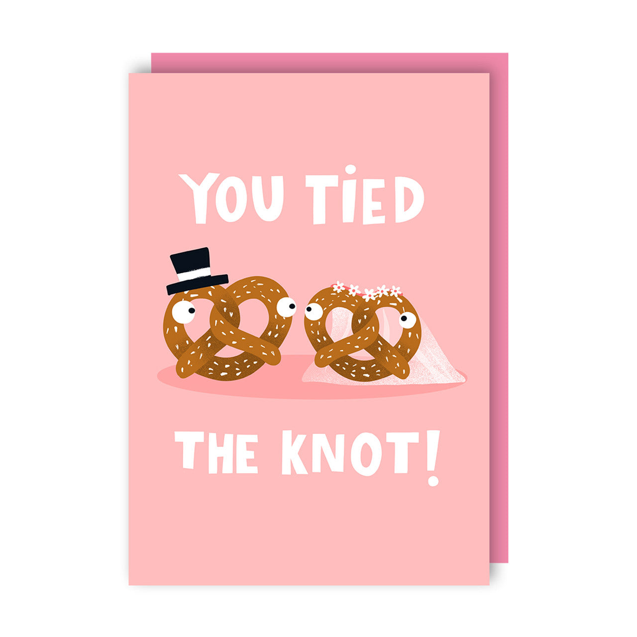 Wedding Card text reads "You tied the knot!"